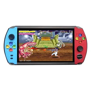 

Retro Game Console HD 7.0 Inch Built in 2000 Games Handheld Display 8g + 16g TF Game Console Player jeux enfant educatif z1219#
