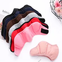 Модные Простые однотонные зимние теплые маски, наушники для улицы, маска для верховой езды, Пылезащитная хлопковая маска для женщин и мужчин