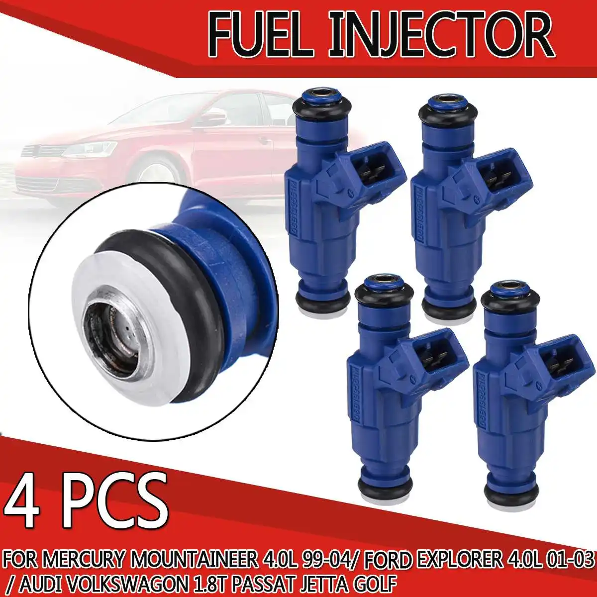 Топливный инжектор для альпиниста Mercury 4.0L 1999-04 для Ford Explorer 4.0L 2001-03 для Audi Volkswagon 1,8 T для Passat для Jetta