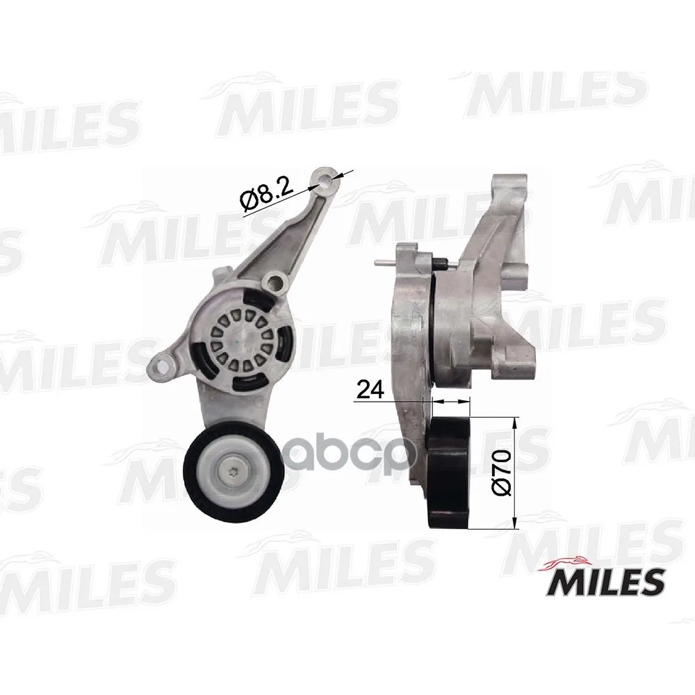 Натяжитель Ремня Приводного Vw Golf 5/T5/Passat 1.9td Miles Ag00029 Miles арт. AG00029