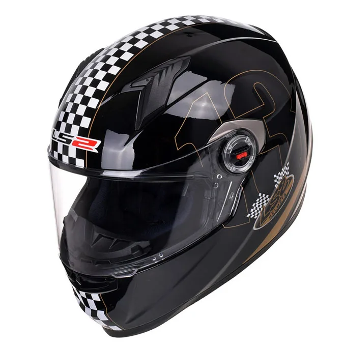 LS2 Полный мотоциклетный шлем гоночный шлем FF358 шлемы крушение моторный мотоцикл - Цвет: 23