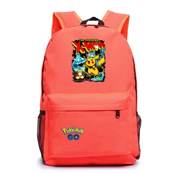 

Pokemon Backpack Pocket School Bag Ash Ketchum/Pikachu mochila School Backpacks Girls Boys Toddler Bag Kids Book Bags