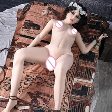 JND14-150CM Small Breast Full TPE Silicone Sex Doll Realistic Japanese Love Doll Pussy Anal Oral Skeleton Adult Sex Toy