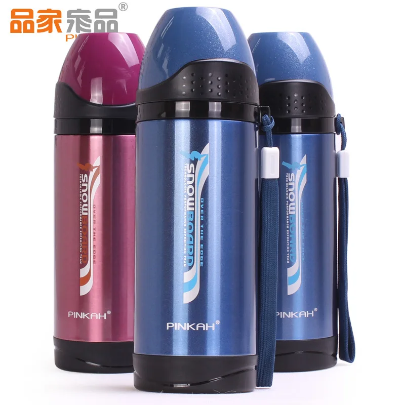 

PINKAH Vacuum Insulation Cup with Hang Rope Sports Bottle with Rope Handle Glass Bullet Spacious Direct Drinking Cup