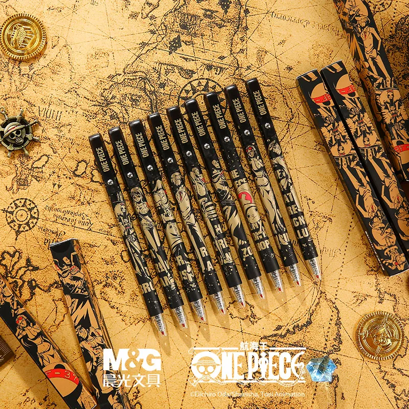 

M&G One Piece Gel Pen 0.5MM Anime Cartoon Random Shipments Signing Pen Stationery Student School Office Supplies Black