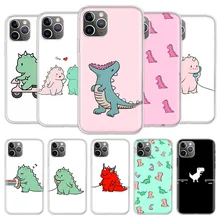 

Cute Animal Dinosaur Baby Cover Phone Case For iPhone 13 12 11 Pro 7 6 X 8 6S Plus XS MAX + XR Mini SE 5S Coque Shell Capa
