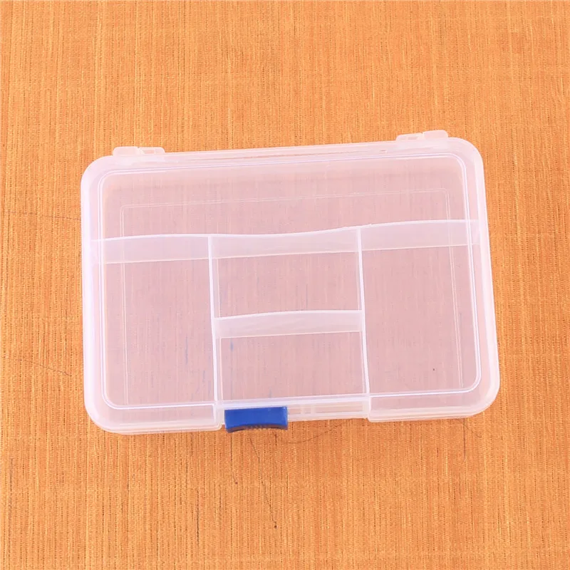 New Transparent Plastic Storage Box Organizer Cover Container Box For Jewelry Making DIY Necklace Bracelet Bead Case Accessories