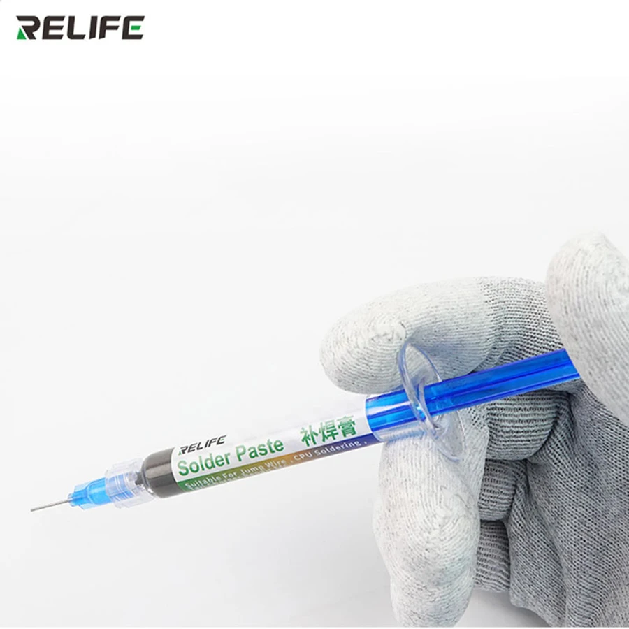 RELIFE RL405 Бессвинцовая низкотемпературная сварочная паста подходит для скачка провода ЦП пайки хвост зарядное устройство ремонт
