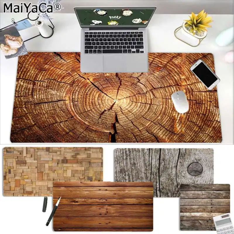 

MaiYaCa Top Quality High end Beautiful Wood Office Mice Gamer Soft Mouse Pad Free Shipping Large Mouse Pad Keyboards Mat