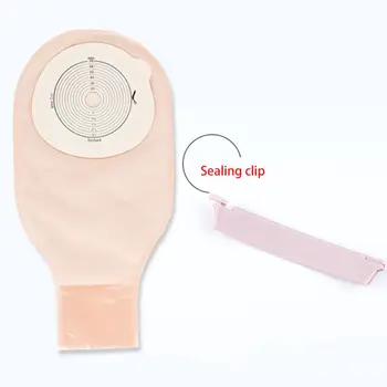 

10Pcs Adults Disposable Colostomy Bags Ostomy Supplies Drainable Pouch for Ileostomy Stoma Care Open Closed End Cut-to-Fit M89F