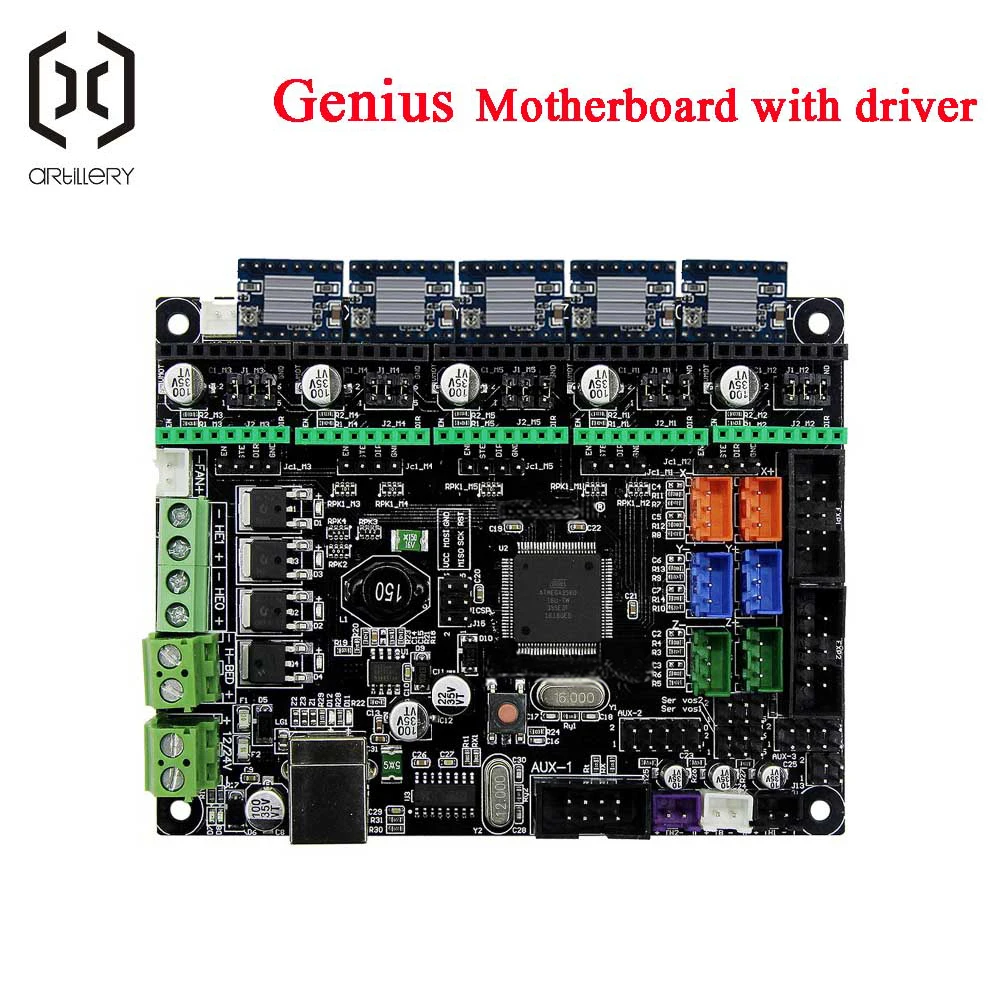 Artilerry-impressora 3d Sidewinder x1 e g Peças Driver e Placa Mãe 8bit Kit Original Autêntico - Imagem 3