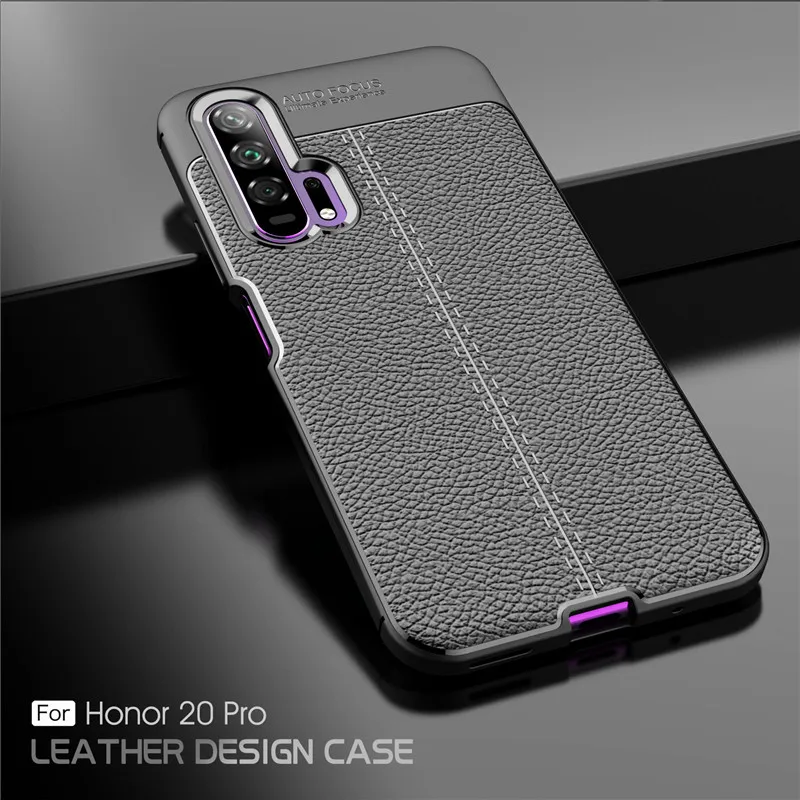 

Case For Huawei Honor 20 Pro Silicone Rubber Phone Case Cover For Huawei Honor 20 Pro Back Cover Phone Case Funda Capa