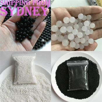 

6-8mm 10000 COMP Pro Grade Milky White Gel Balls Black Ammo Kids Toy Gel Ball Blaster Growing Water Balls Large Hydroge