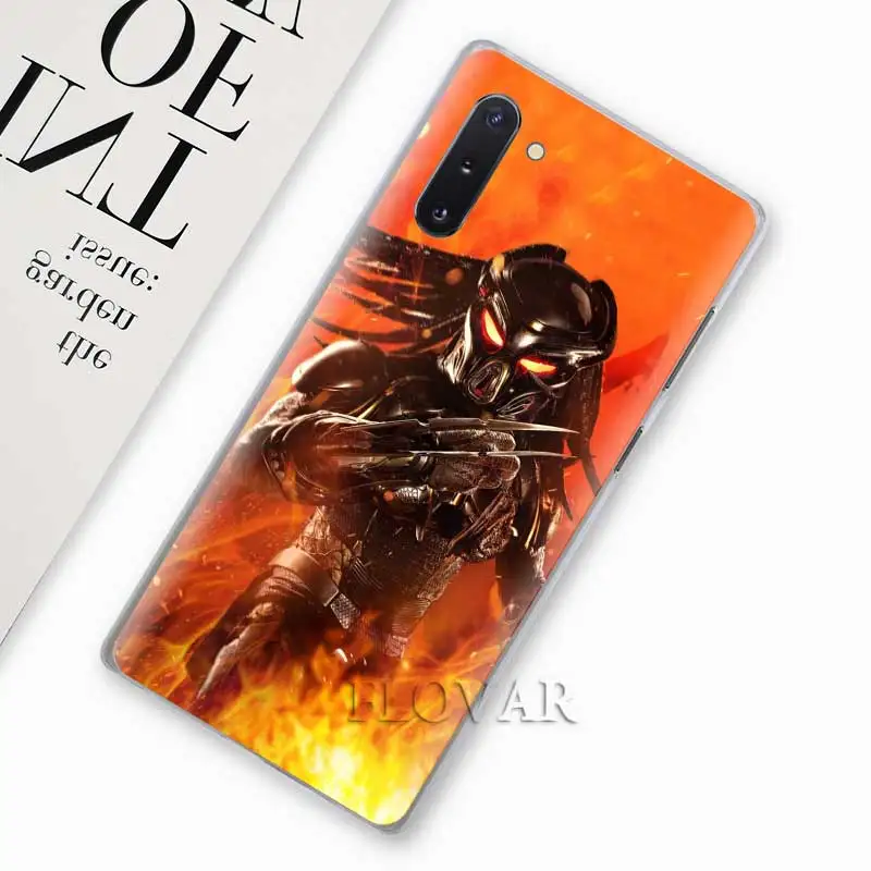 Чужой против Хищника телефонные чехлы для samsung Galaxy Note 10 S10 плюс 5G S10e A30 A40 A50 A60 A70 M40 жесткий чехол
