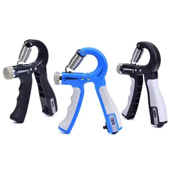 

Adjustable Countable Finger Rehabilitation Training R-type Grip Force Enhancer Rehabilitation Equipment Muscle Strength Hand Gri