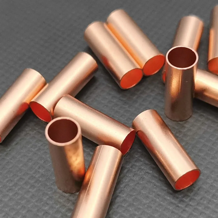 100pcs ID 4.0mm Round Car Wiring Harness Terminal Connectors Copper Joint Crimp Terminals for 2.5mm2 cable etc