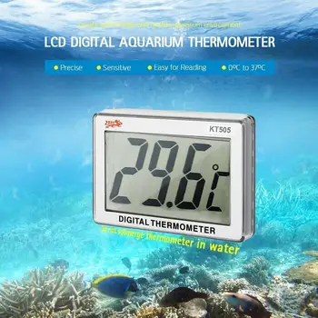 

New Multi-Functional LCD 3D Digital Electronic Temperature Meter Aquarium Temp Thermometer-20 Tank Fish Measurement M7R6
