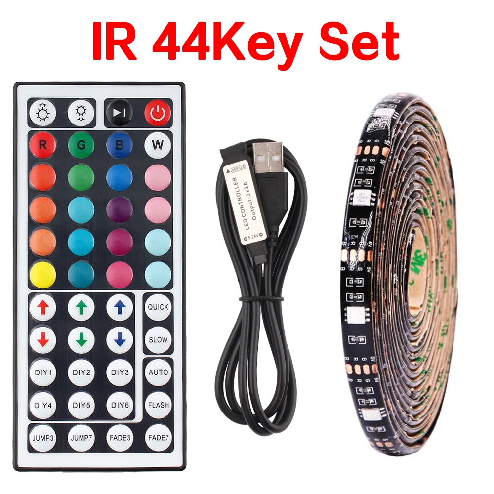 

12V Adapter RGB LED Strip Light SMD 5050 5M 10M 15M Remote Controller Waterproof RGB Strip Flexible Power Adapter 12V 2A 4A 6A