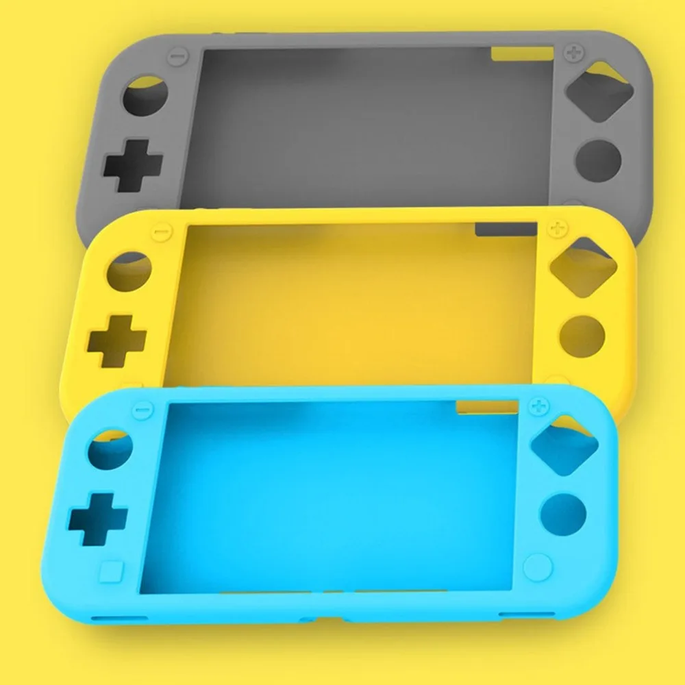 Для Nintendo Switch Lite силиконовая защитная оболочка корпуса чехол с защитной пленкой для экрана