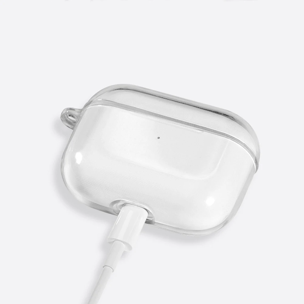 Кристально чистые наушники мягкий чехол для AirPods Pro 3 Силиконовая Беспроводная Bluetooth гарнитура противоударный Прозрачный чехол для Air Pod