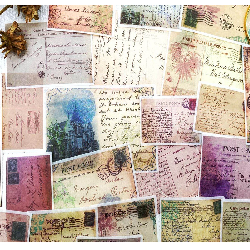Decorative Stickers 60PCS/bag DIY vintage washi note