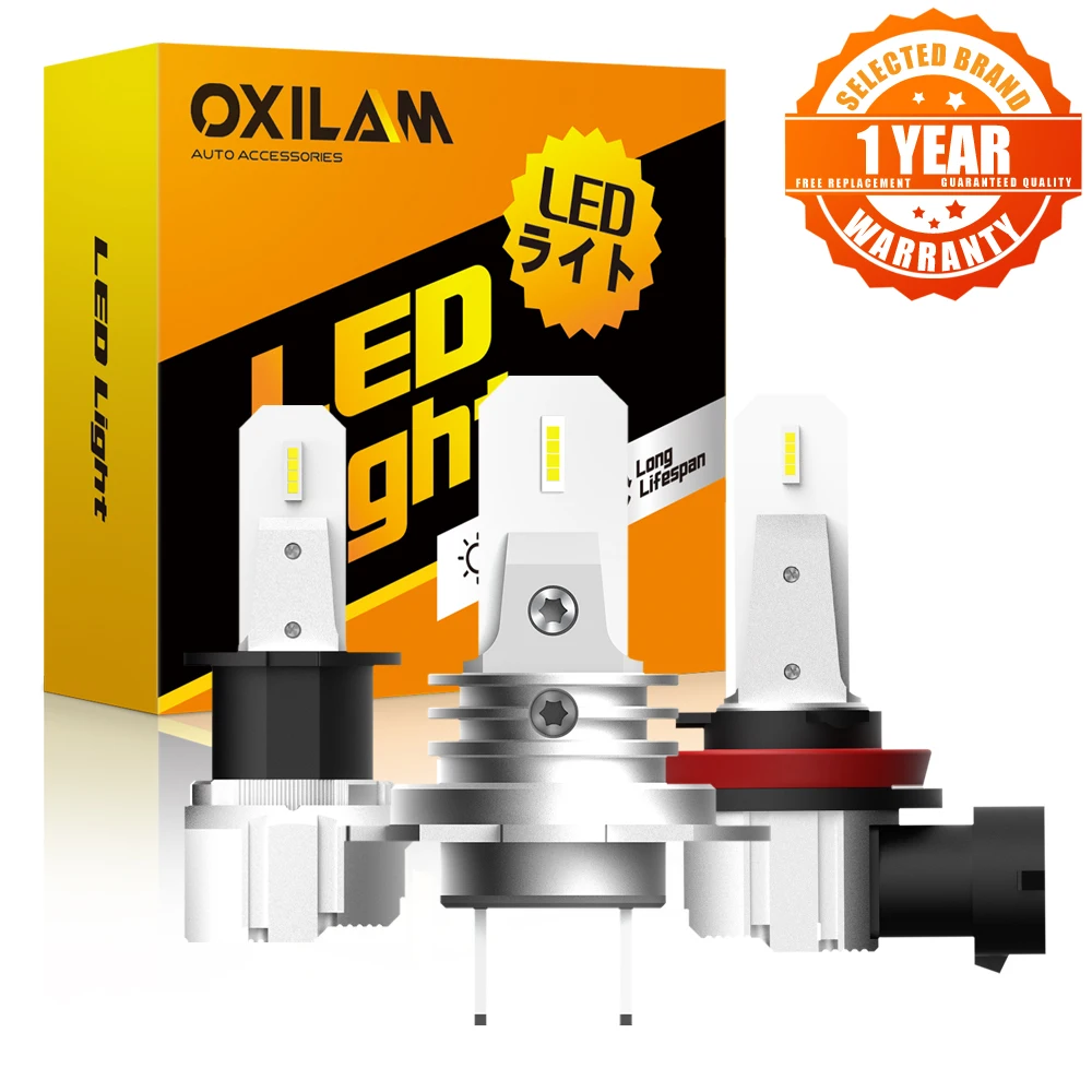 2Pcs H7 H8 H11 LED CANBUS Headlight Fog Light Bulb for Toyota Corolla E150 Camry 40 70 50 RAV4 Land Cruiser 200 Wish Crown Auris |