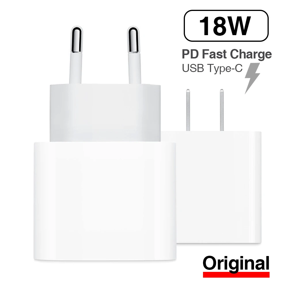 18 Вт PD быстрое зарядное устройство для Apple iPhone 11 Pro X XR XS Max 8 Plus iPad Air Pro mini usb type C дорожный настенный адаптер питания 9 В 2A
