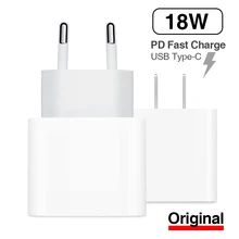 18 Вт PD быстрое зарядное устройство для Apple iPhone 11 Pro X XR XS Max 8 Plus iPad Air Pro mini usb type C дорожный настенный адаптер питания 9 В 2A