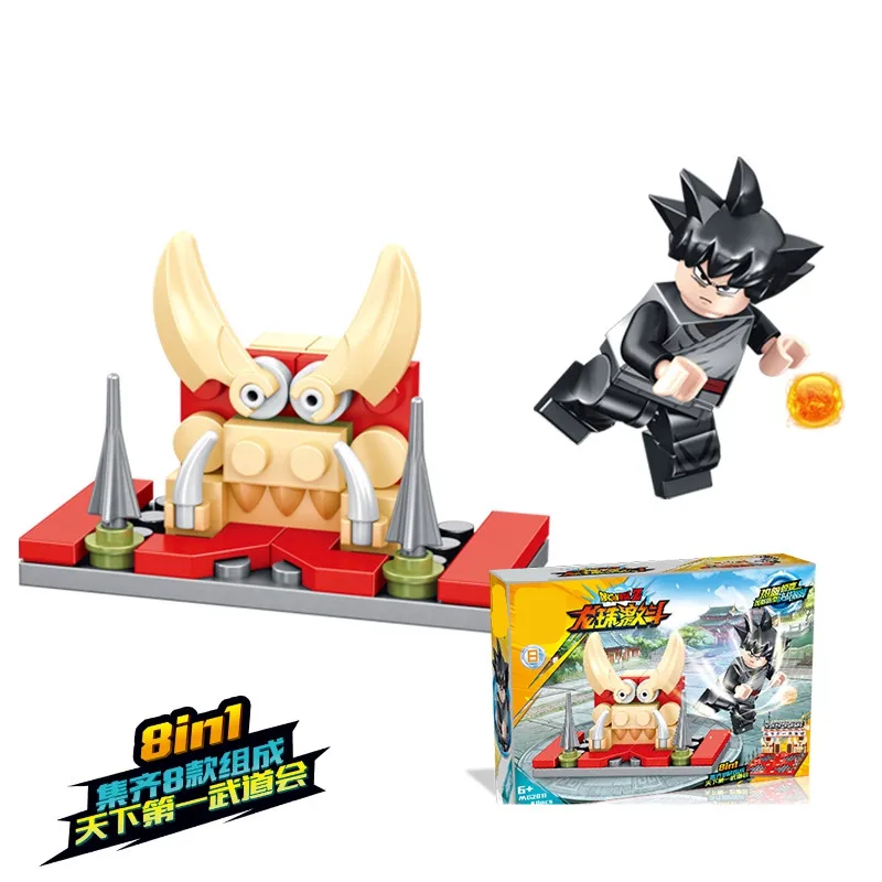 8 шт. Dragon Ball Z Son Goku Аниме Супер Вегета фигурки строительные блоки кирпичи игрушки Juguetes