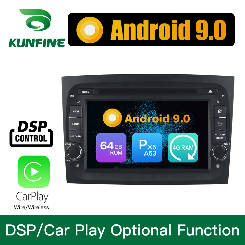 

Android 9.0 Octa Core 4GB RAM 64GB Rom Car DVD GPS Multimedia Player Car Stereo for Fait DOBLO 2016 Radio