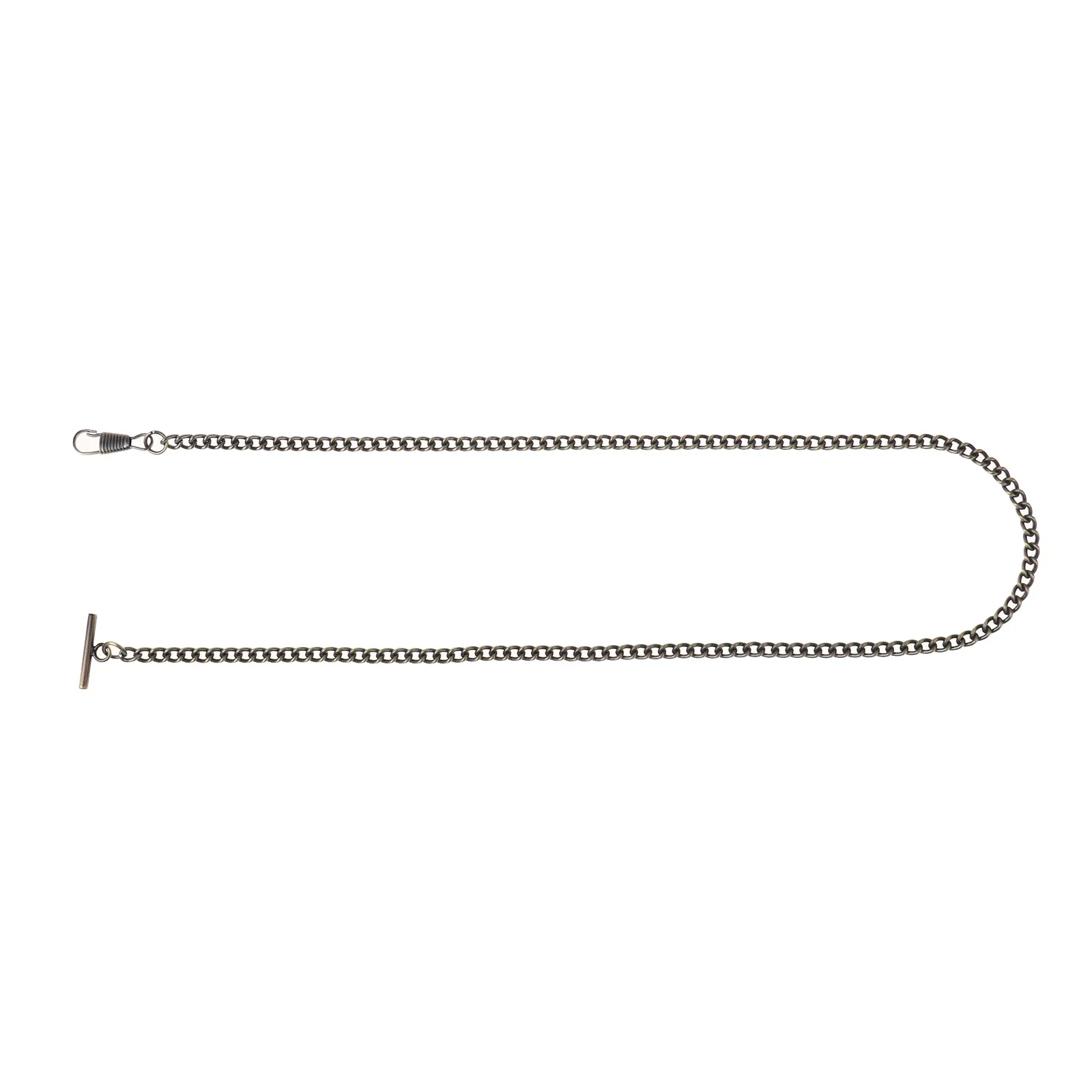 Catena Per Orologio Da Taschino In Metallo - 65 Cm, T-Bar, Stile Antico Per Gilet, Oro/Argento/Bronzo - Foto 9