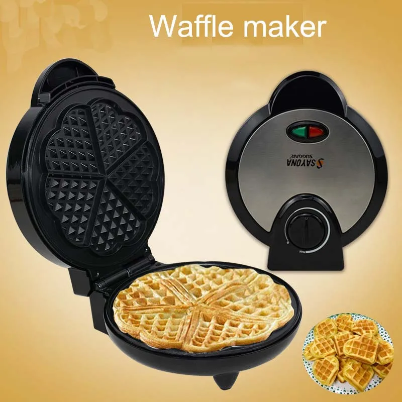  220-250V Electric Waffle Maker Muffin Machine Microcomputers Cake Pan Heating Baking Machine Kids B - 32997228718