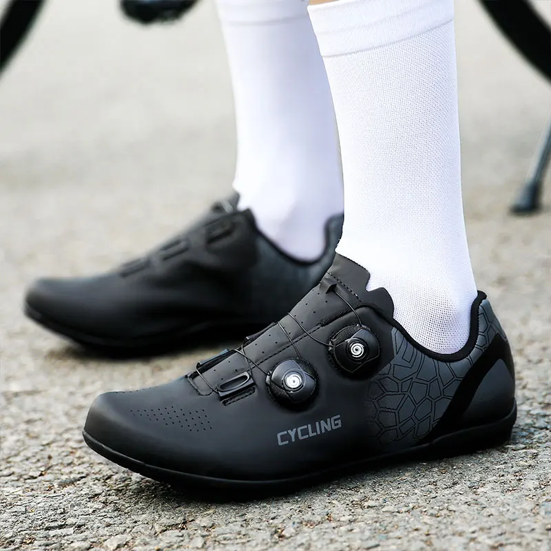 Road Cycling Shoes Men Outdoor Sport Bicycle Shoes Breathable Mtb Bike Flat Sneakers Mnountain Racing Cycling Sneakers Plus Size