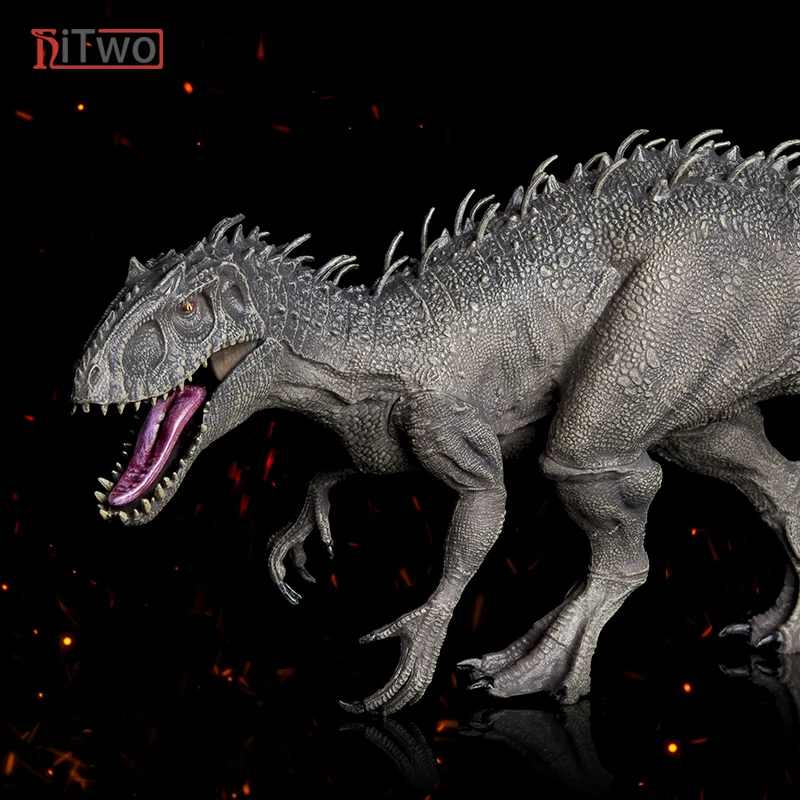 HiTwo Jurassic Indominus Rex Action Figures Open Mouth Savage Tyrannosaurus Dinossauro World Animals Model Kid Cognition Toy | Игрушки и