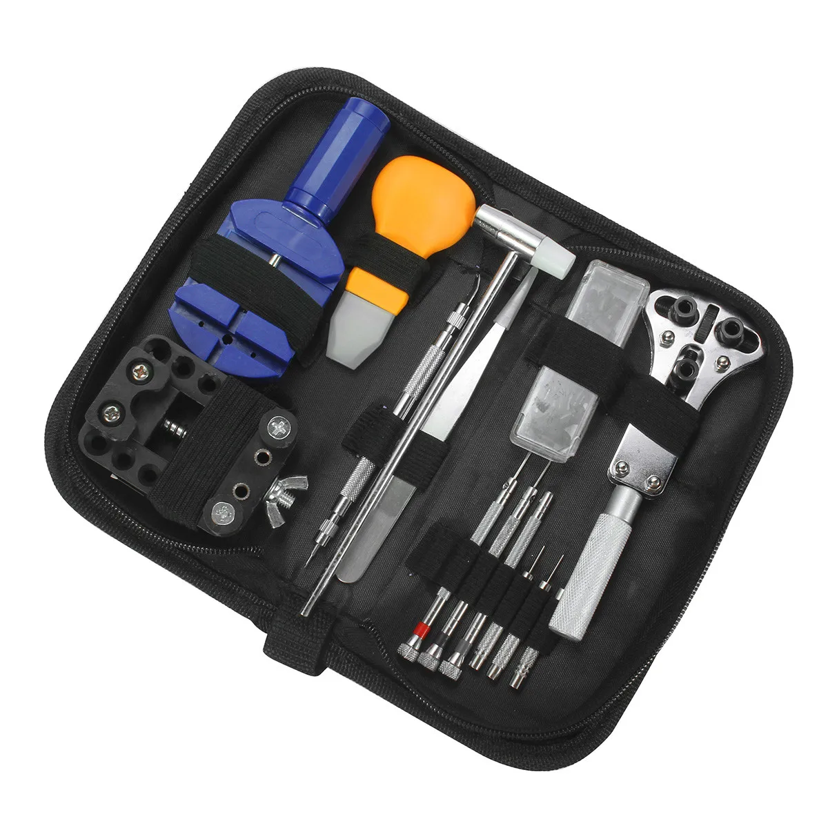 506pcs Watch Repair Tool Kit Remover Spring Pin Bars Back Case Opener Watchmaker Horlogemaker Gereedschap Repair Tool Kit
