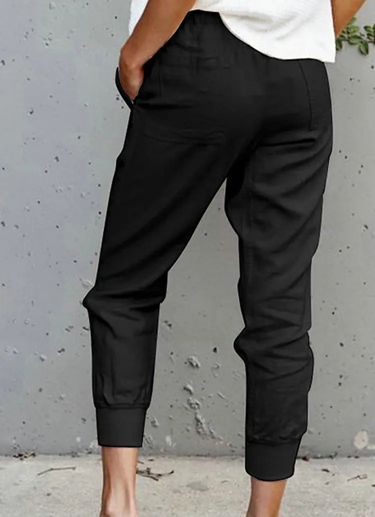 linen pants 2021New Women's Cotton Linen Pants Male Summer Breathable Solid Color Linen Trousers Fitness Streetwear S-3XL black cargo pants