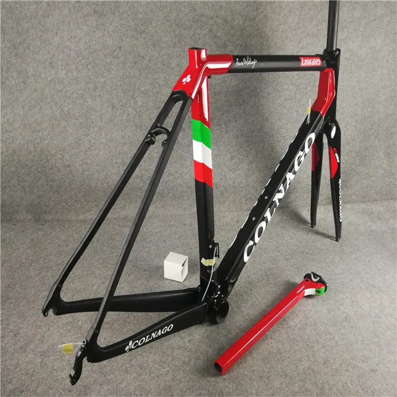 ОАЭ-команда Emirates Colnago C64 карбоновые дорожные велосипедные рамы глянцевая матовая смесь
