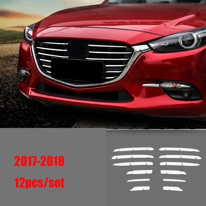 ABS Хромированная Автомобильная Передняя Центральная решетка радиатора гоночный
