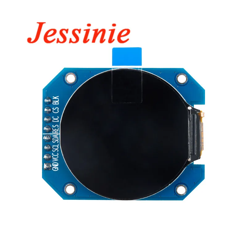 1 inch Round Display TFT LCD Screen 128x115 - Colorful IPS Panel