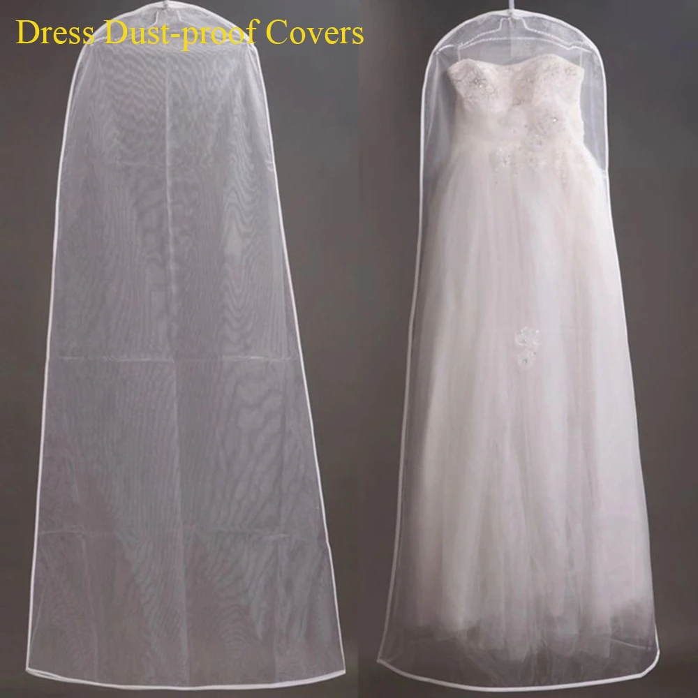 1pc New Wedding Dress Garment Protector Dustproof Covers Bride Gown