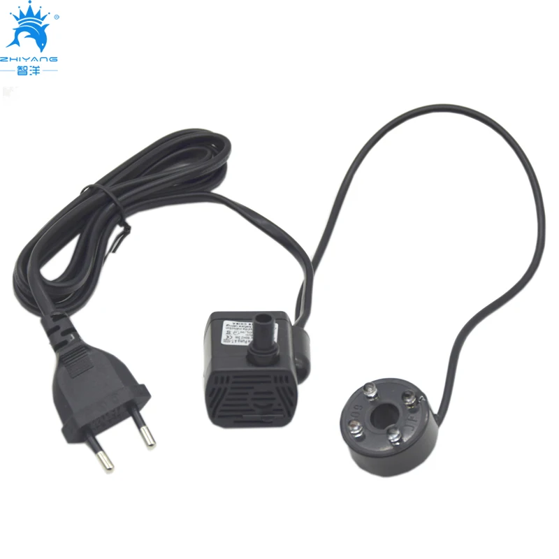 

Mini Submersible Water Pump Fountain Fish Tank Aquarium Pump with Colorful Change LED Light 220V 240V 3W 200L/H