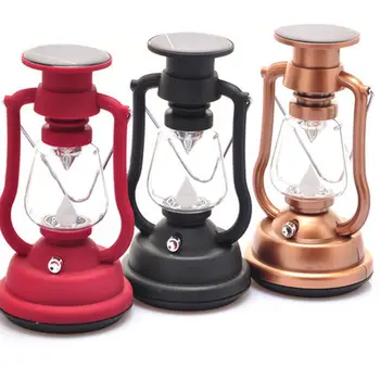 

Retro kerosene lamp shape LED waterproof portable horse light for outdoor camping tent light lawn courtyard aisle camp lighting