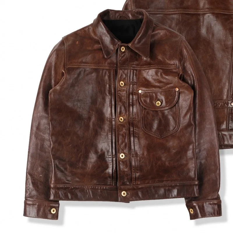 Рисунок 3 - Мужская винтажная куртка из натуральной конской шкуры