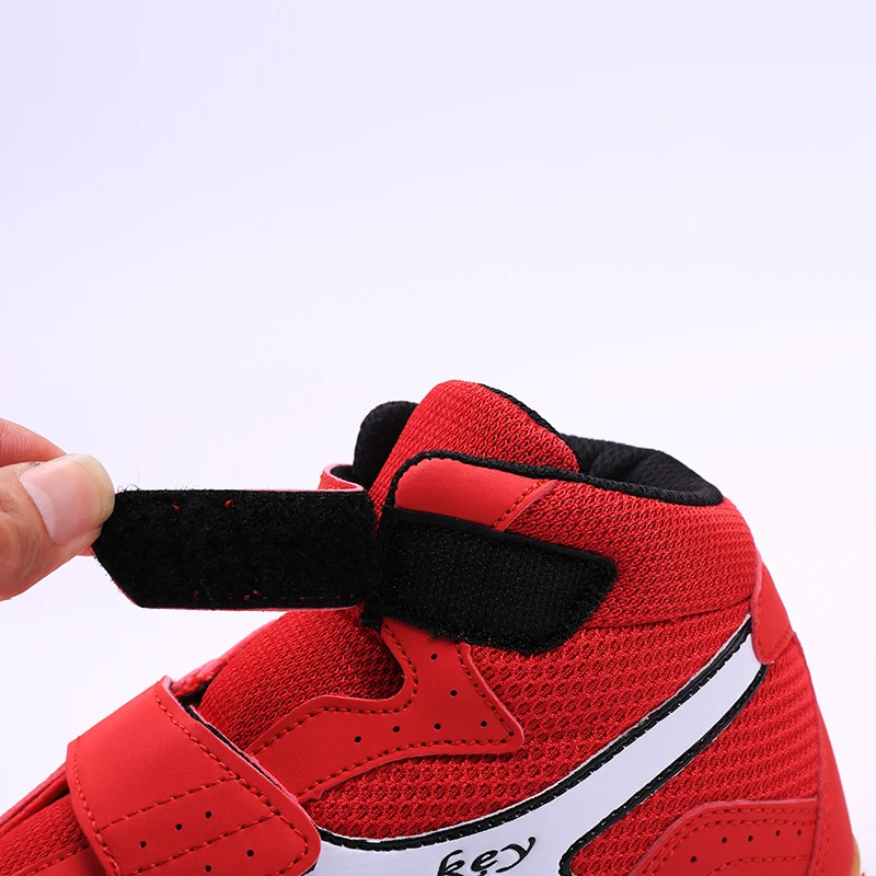Wrestling Boots Children Boys Girls Training Cow Muscle Outsole Sports