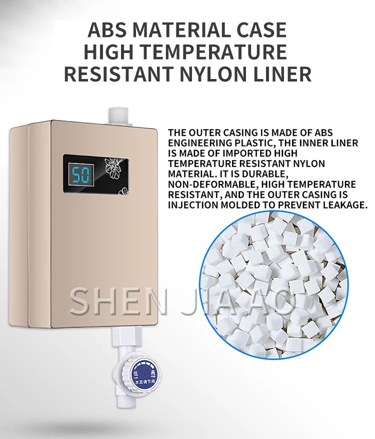 Мгновенные электрические водонагреватели кухня маленькая вода heatersEnergy-saving Настенный Мини цифровой дисплей 220 В
