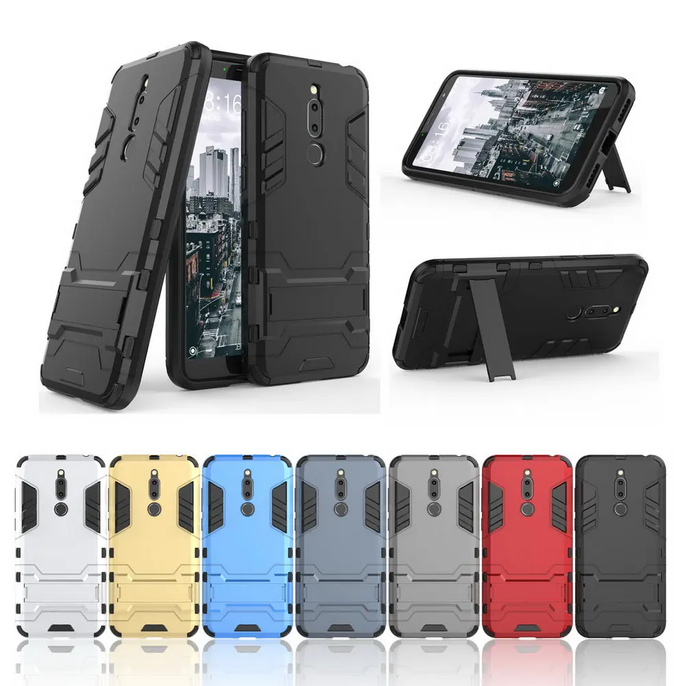 Stand Case for Meizu M5 M5s M3note M6 MS6 M5C M6T Silicone Bumper Hard Holder on 15 Lite Note Cover Coque | Мобильные телефоны и