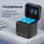 TELESIN Для GoPro 9 3 Ways LED Light Battery Charger TF Card Storage Charging Box Для GoPro Hero 9 Black