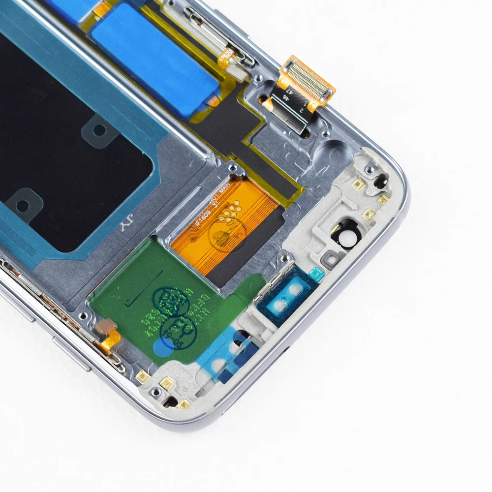  ORIGINAL 5.5'' SUPER AMOLED LCD with frame for SAMSUNG Galaxy s7 edge G935 G935F Touch Screen Digit