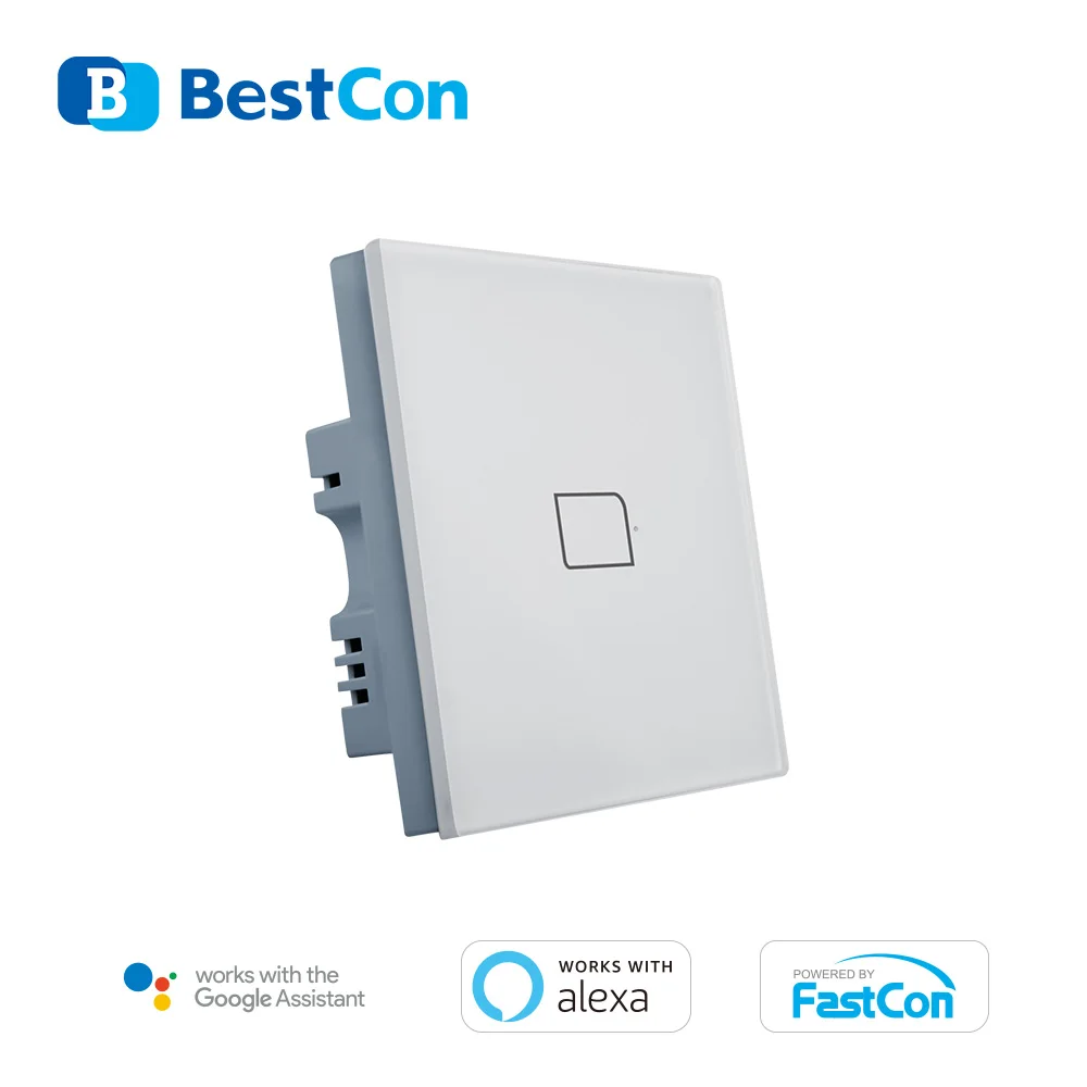 BroadLink TC BestCon TC2S uk 1gang однополюсный умный настенный высветильник ель RF433 с сенсорной