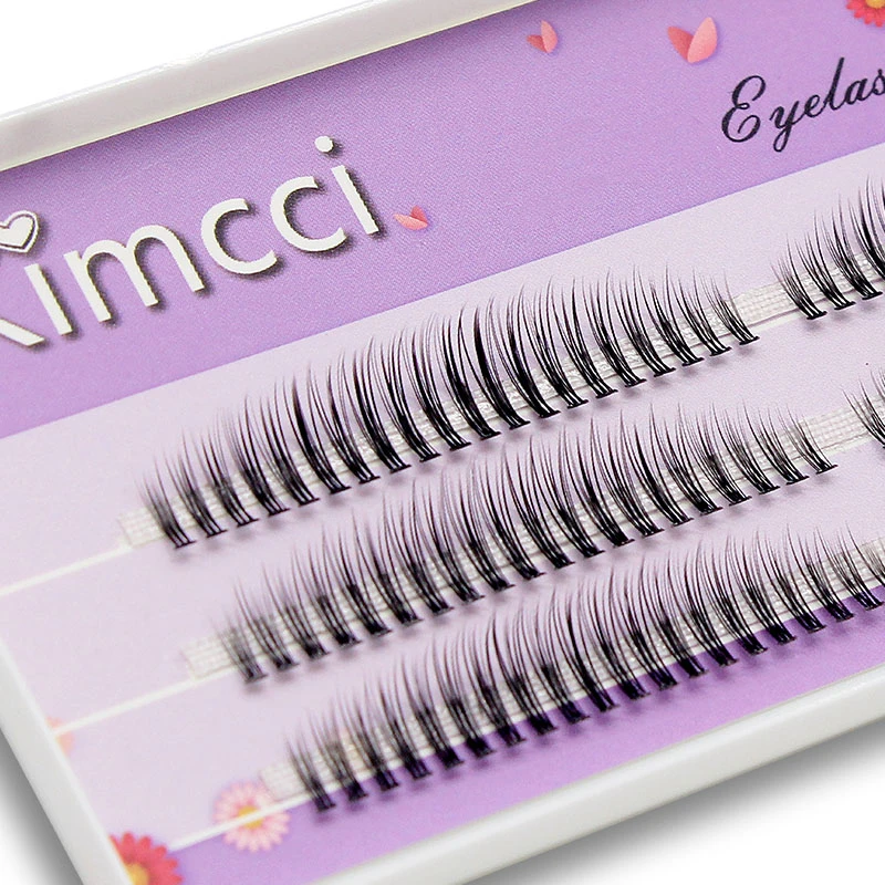 kimcci extensions de cils en vison c d dd courbure mixte longueur 3d volume russe naturel maquillage faux cils aliexpress beaute sante